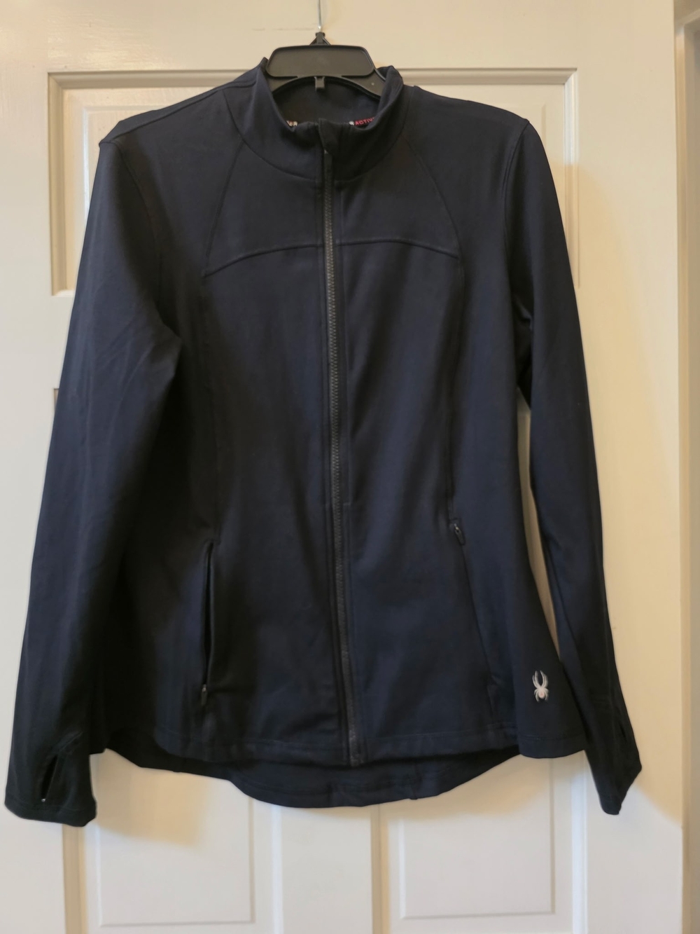 Spyder Full-Zip Performance Softshell Jacket, Women's, Active, Navy, Size Large
